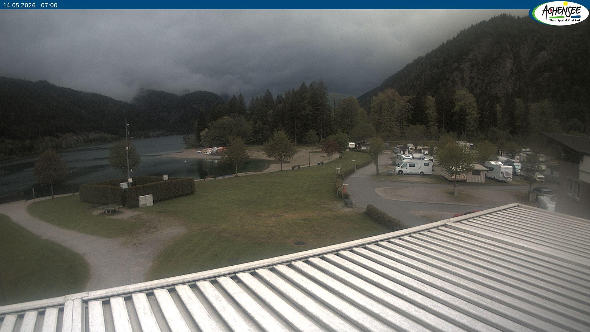 Archiv Foto Webcam Campingplatz am Achensee