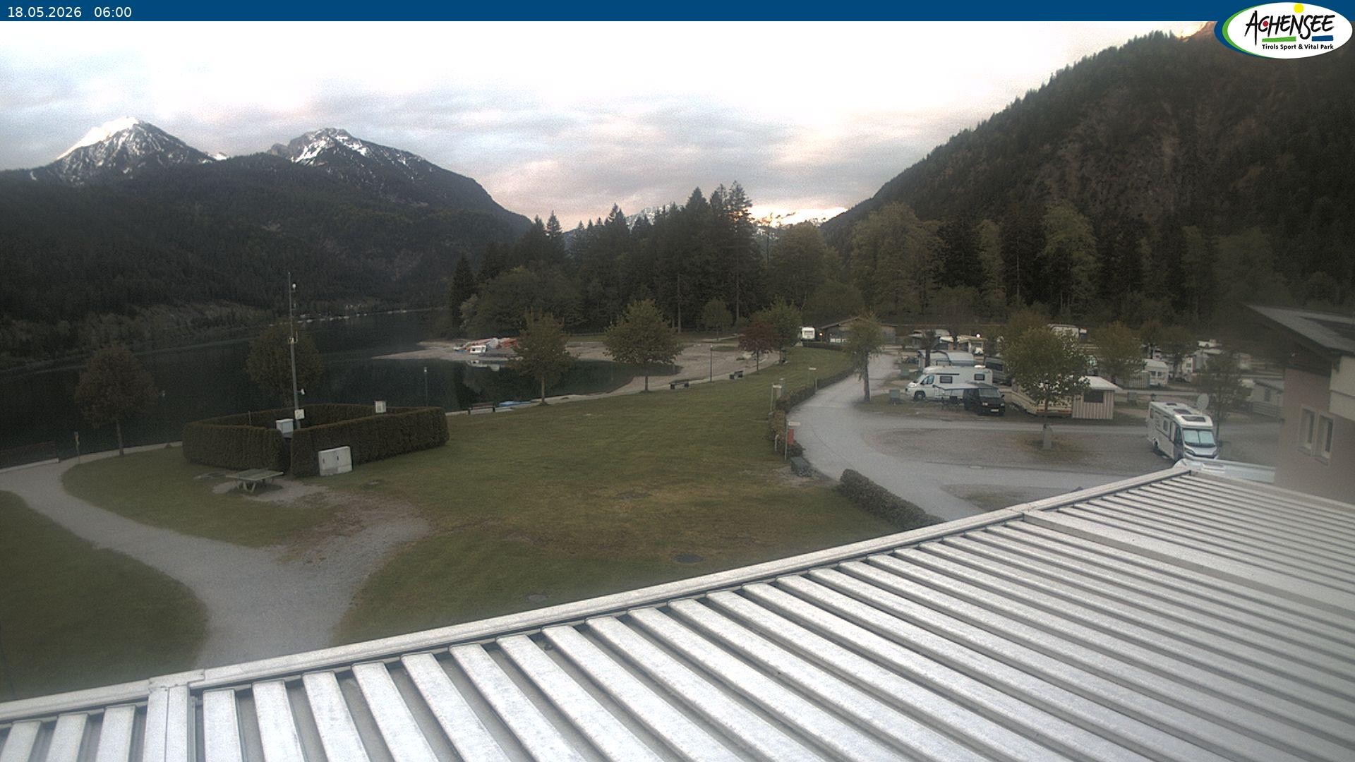 Archiv Foto Webcam Campingplatz am Achensee