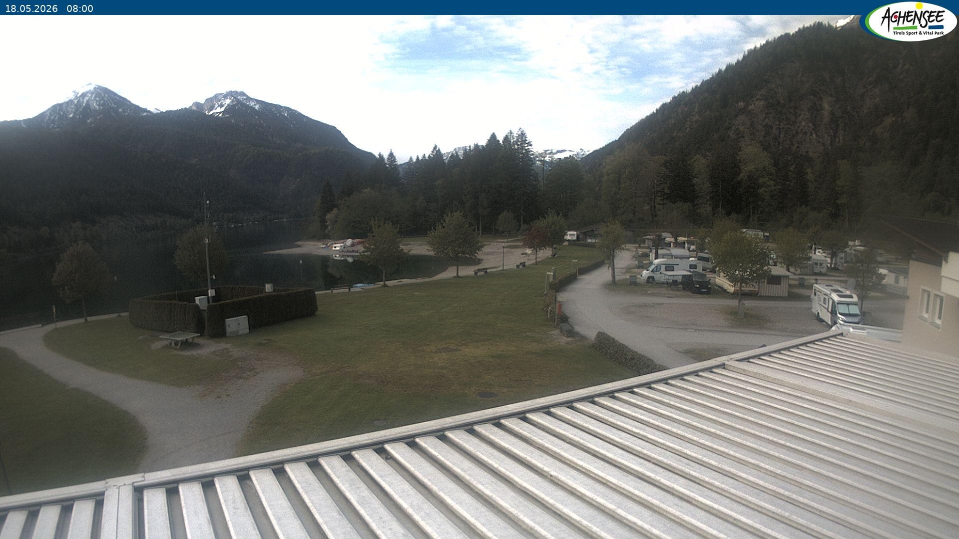 Archiv Foto Webcam Campingplatz am Achensee