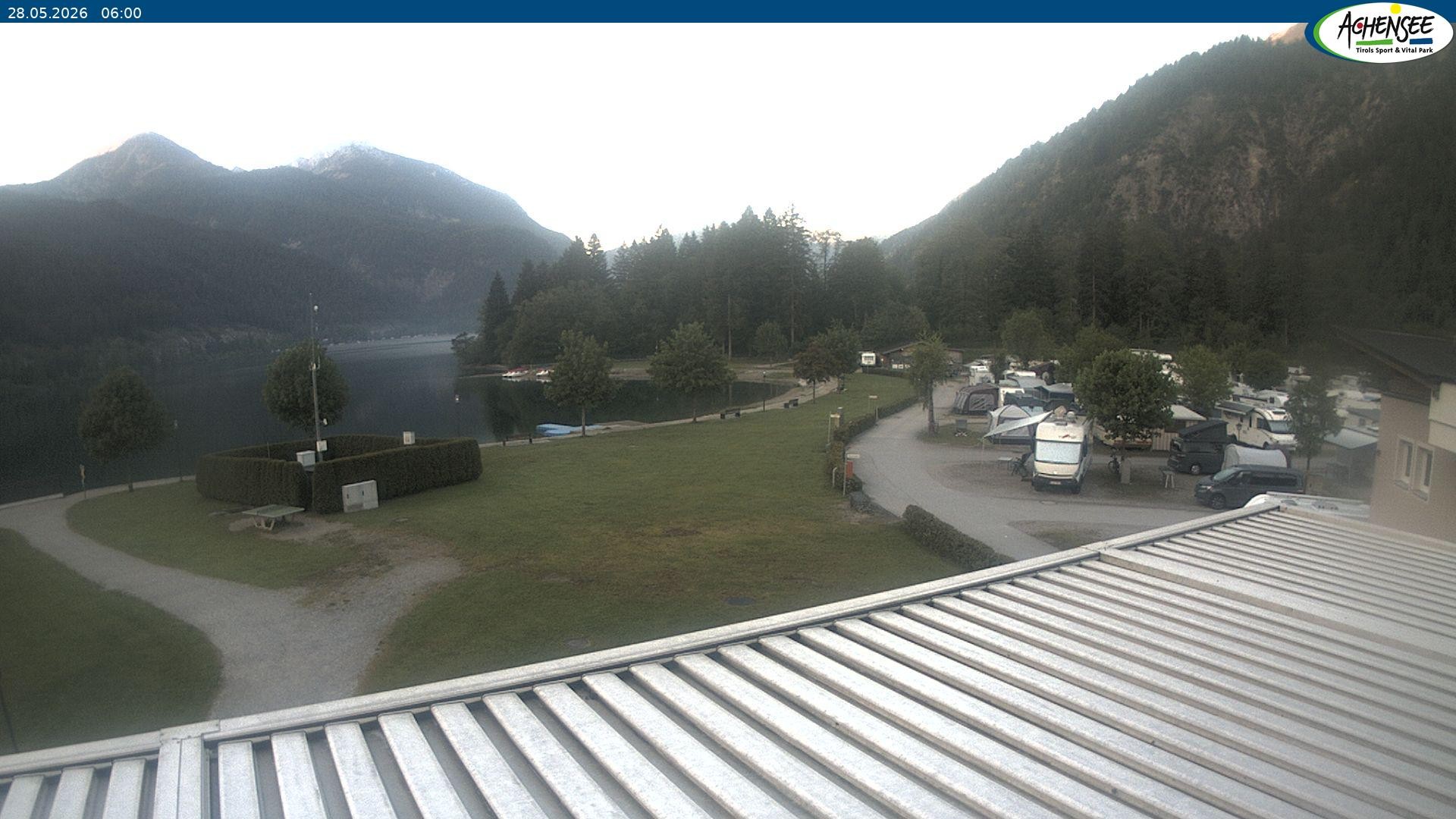 Archiv Foto Webcam Campingplatz am Achensee