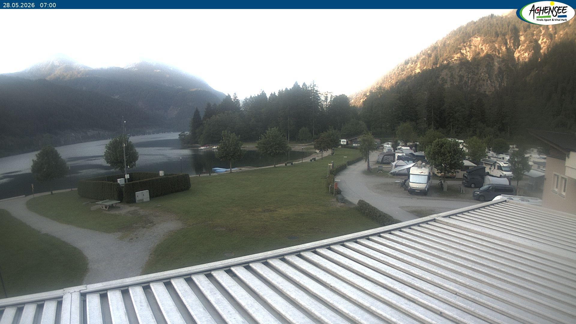 Archiv Foto Webcam Campingplatz am Achensee
