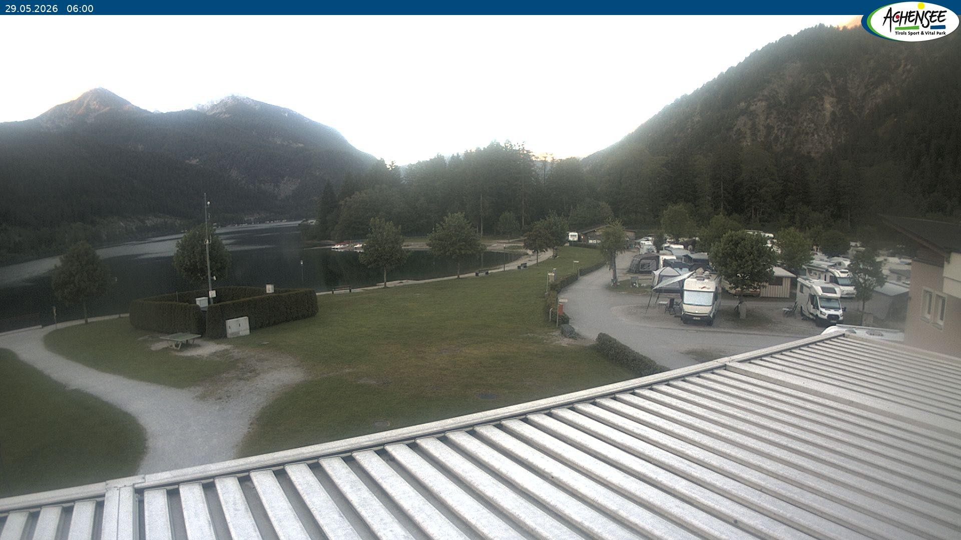 Archiv Foto Webcam Campingplatz am Achensee