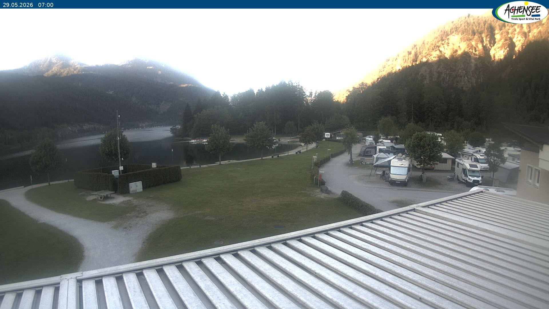 Archiv Foto Webcam Campingplatz am Achensee