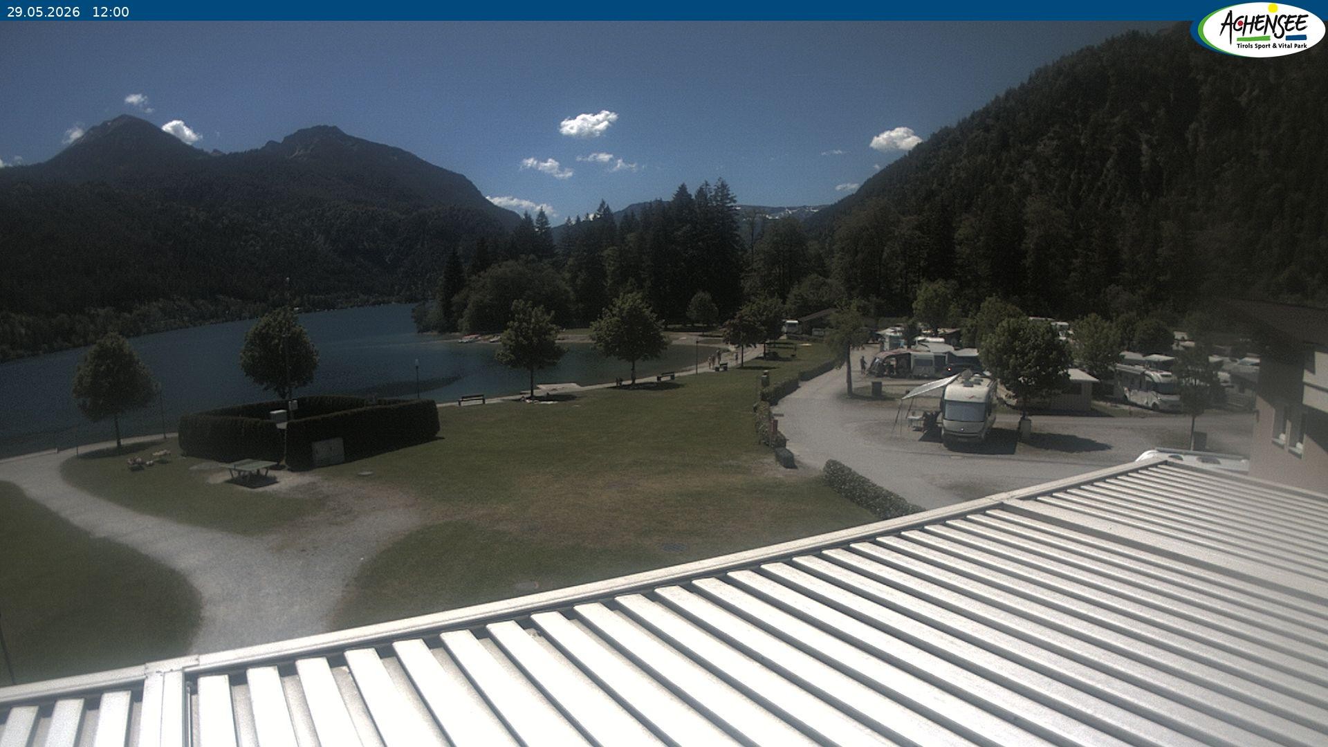 Archiv Foto Webcam Campingplatz am Achensee