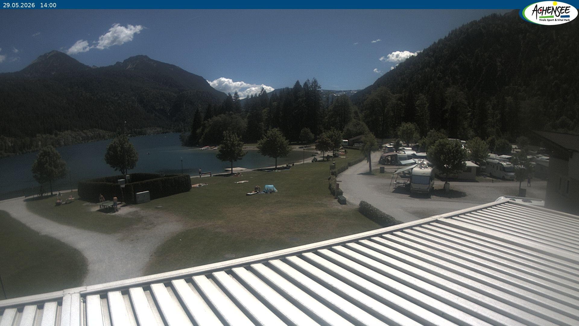 Archiv Foto Webcam Campingplatz am Achensee