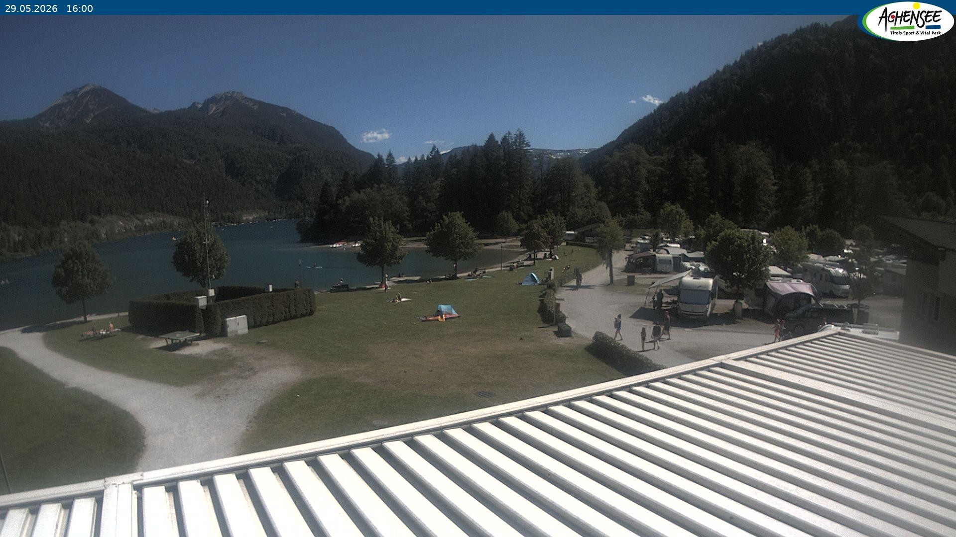 Archiv Foto Webcam Campingplatz am Achensee