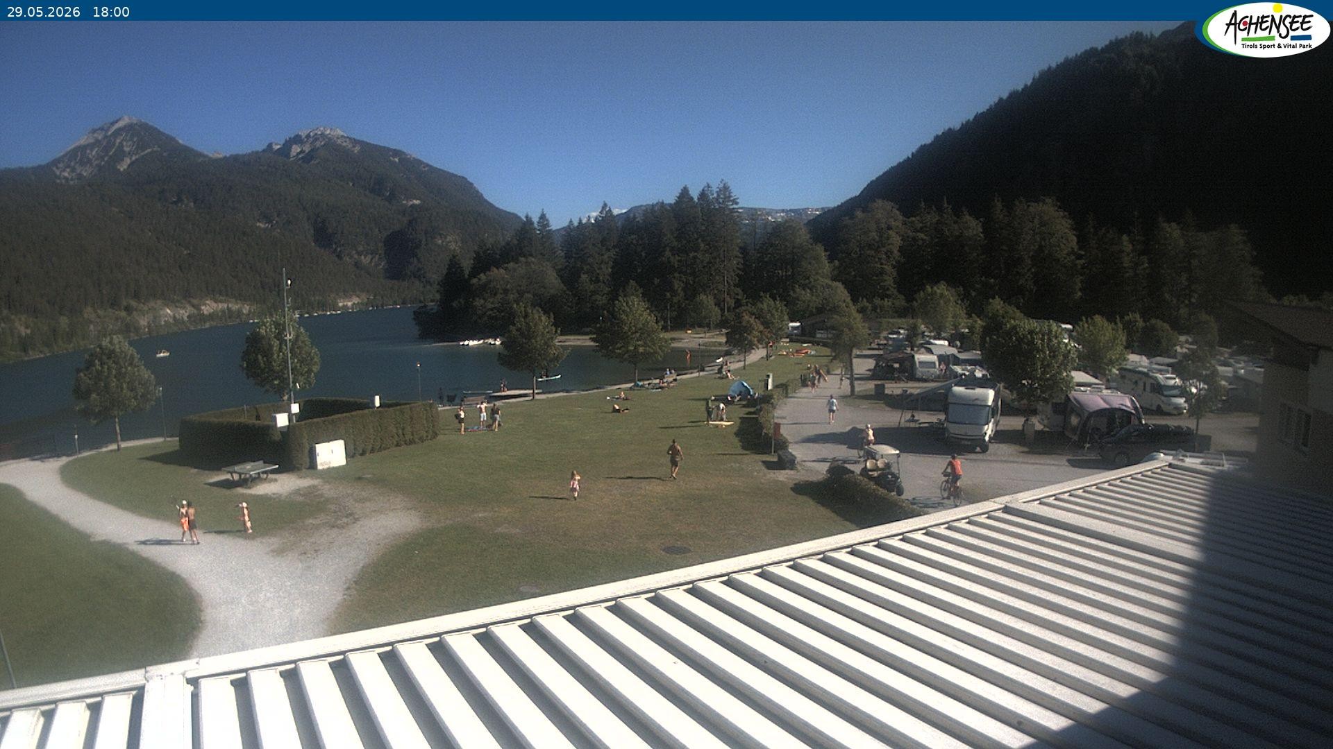 Archiv Foto Webcam Campingplatz am Achensee