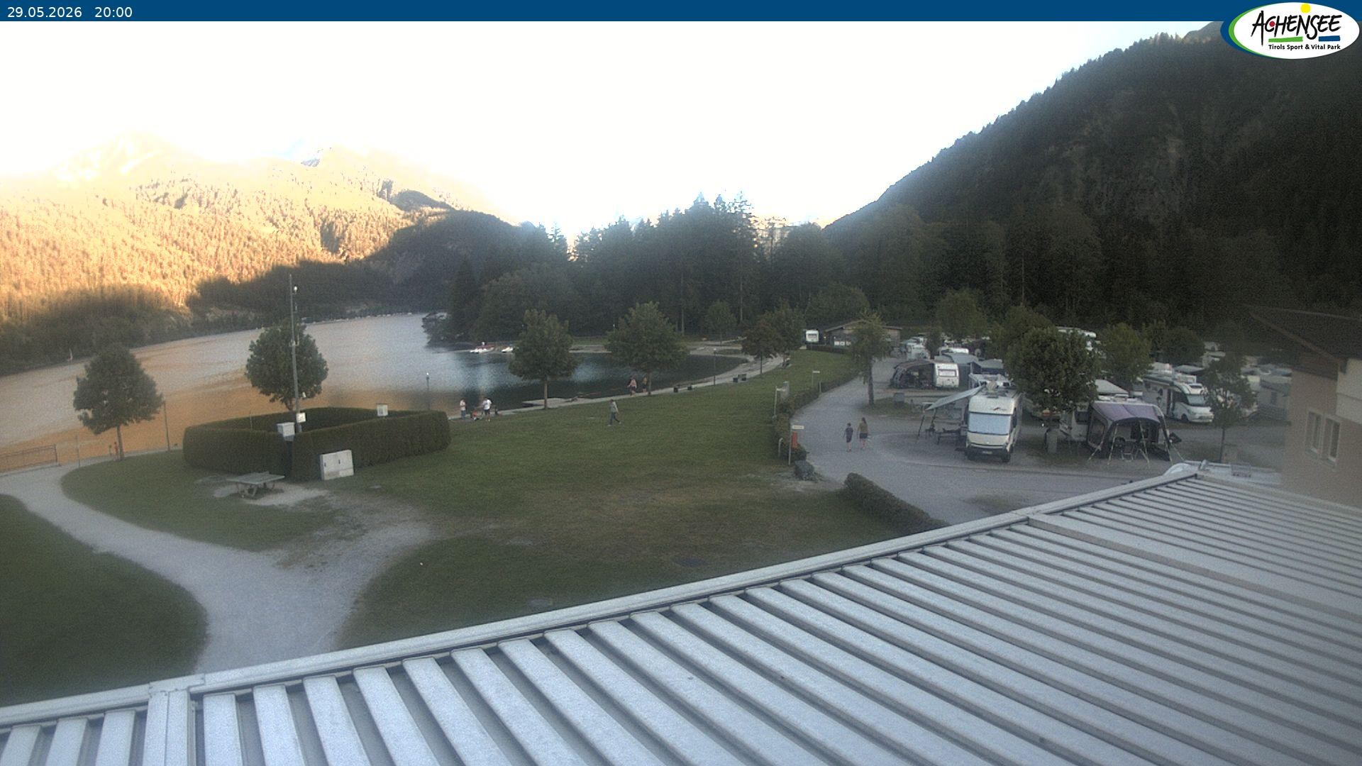 Archiv Foto Webcam Campingplatz am Achensee
