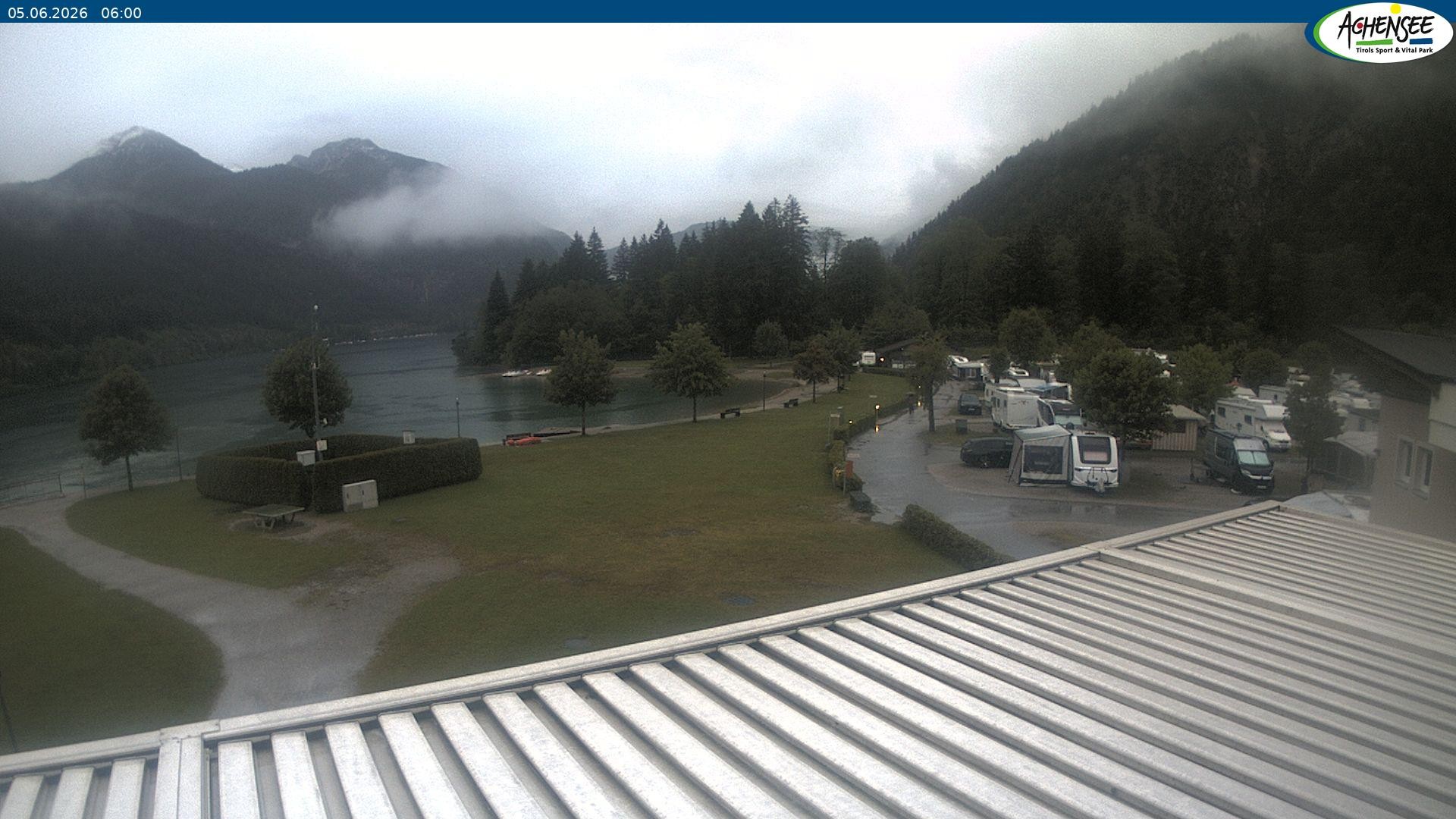 Archiv Foto Webcam Campingplatz am Achensee