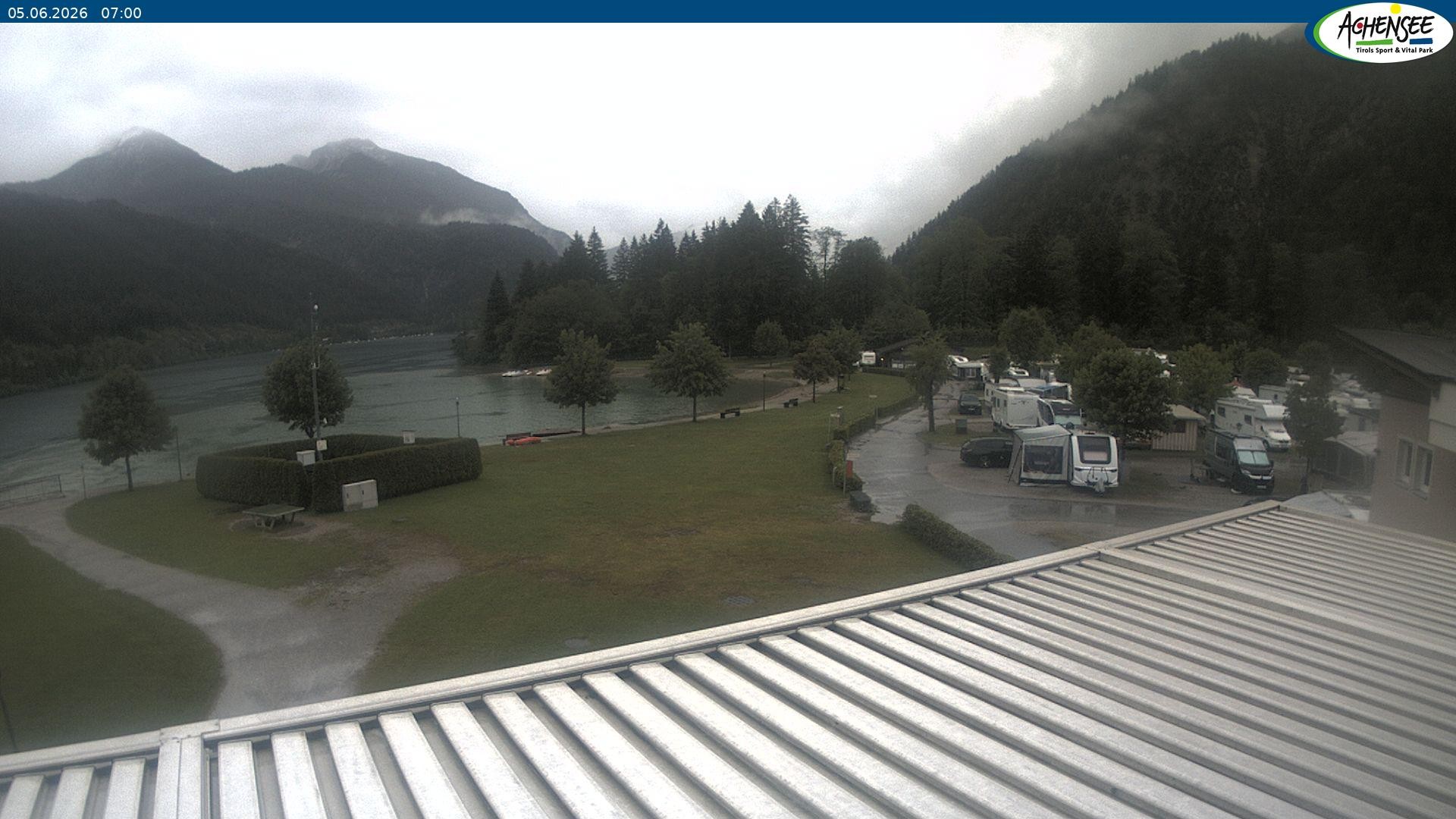 Archiv Foto Webcam Campingplatz am Achensee