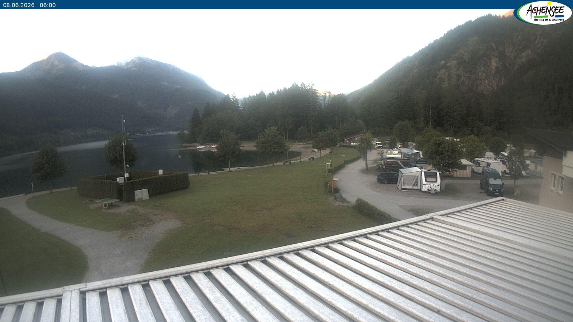 Archived image Webcam Camping ground Achensee