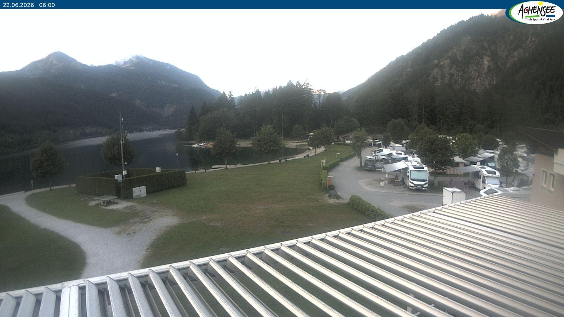 Archived image Webcam Camping ground Achensee