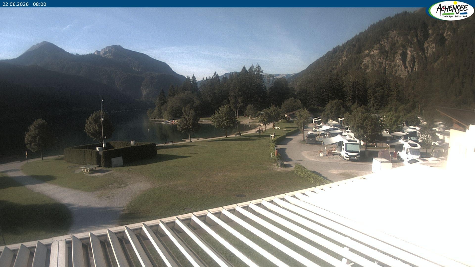 Archived image Webcam Camping ground Achensee