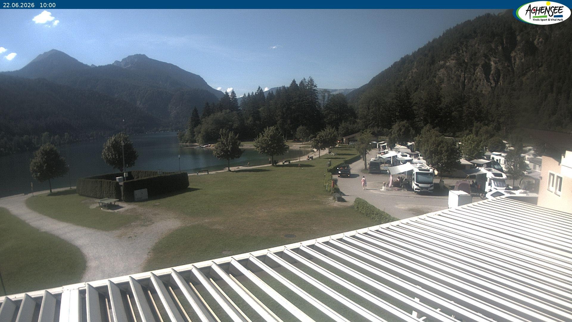 Archived image Webcam Camping ground Achensee