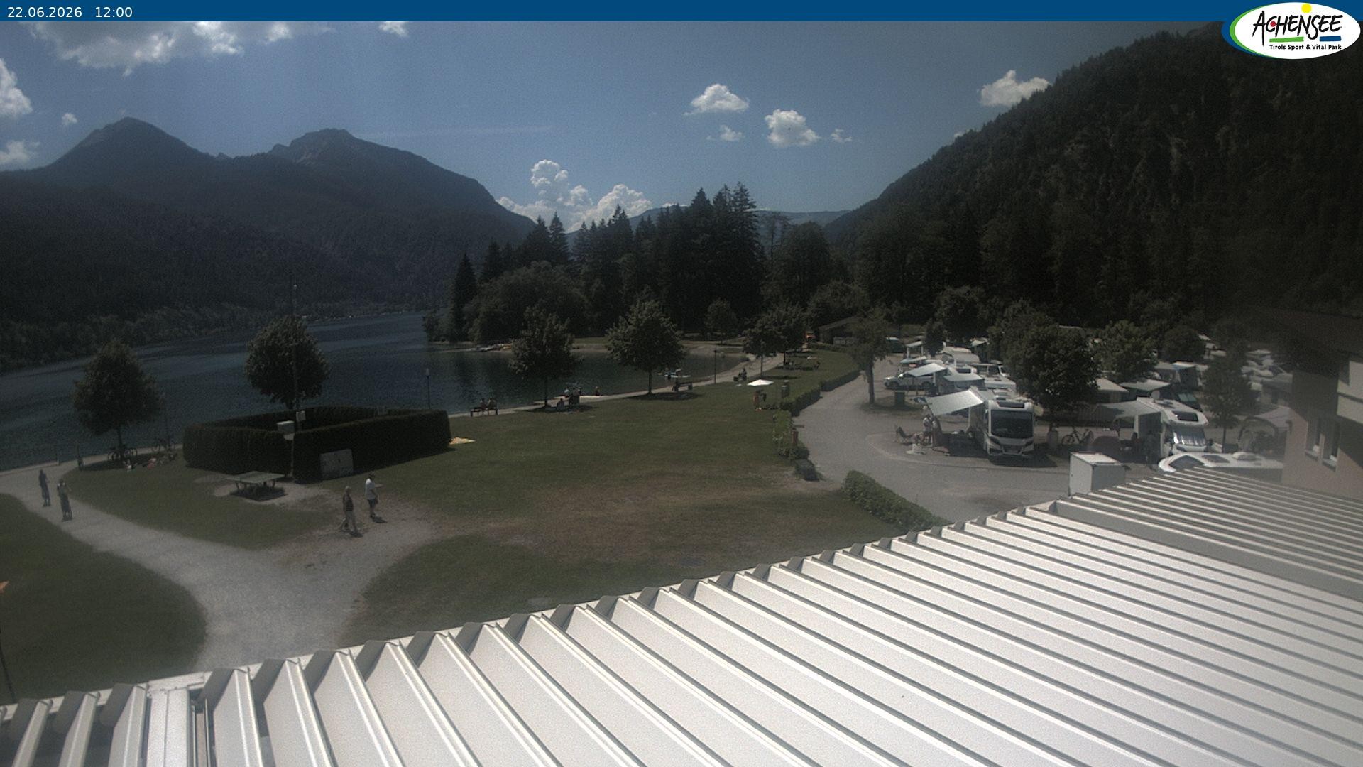 Archived image Webcam Camping ground Achensee
