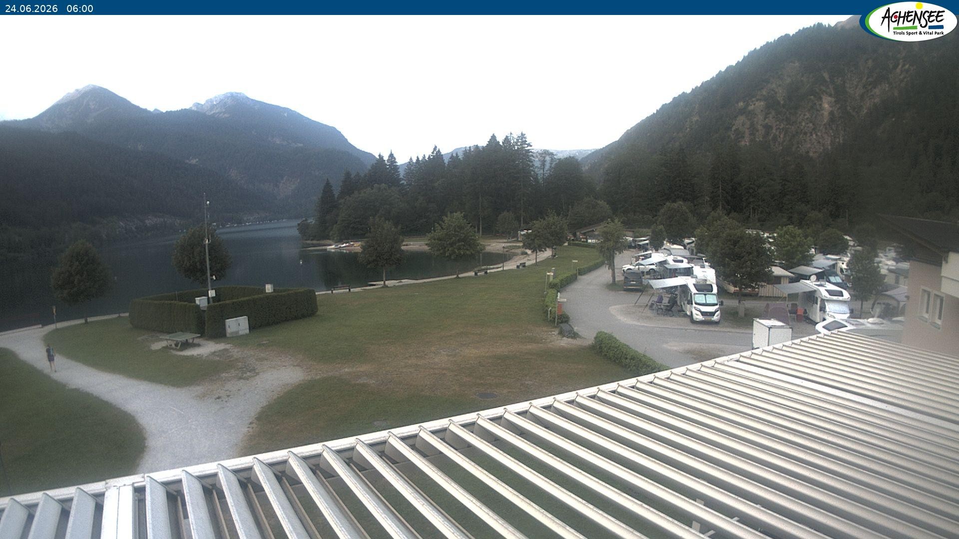 Archiv Foto Webcam Campingplatz am Achensee