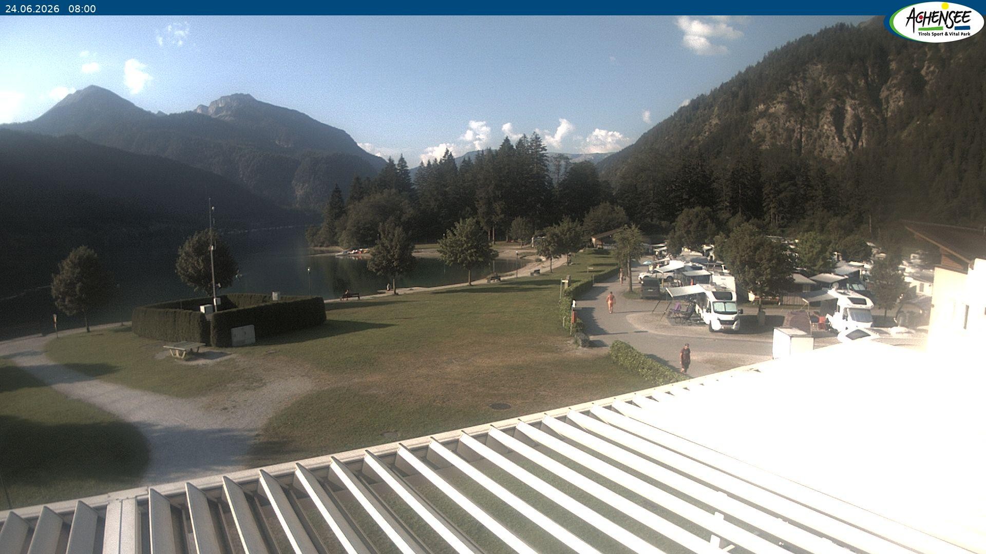 Archiv Foto Webcam Campingplatz am Achensee