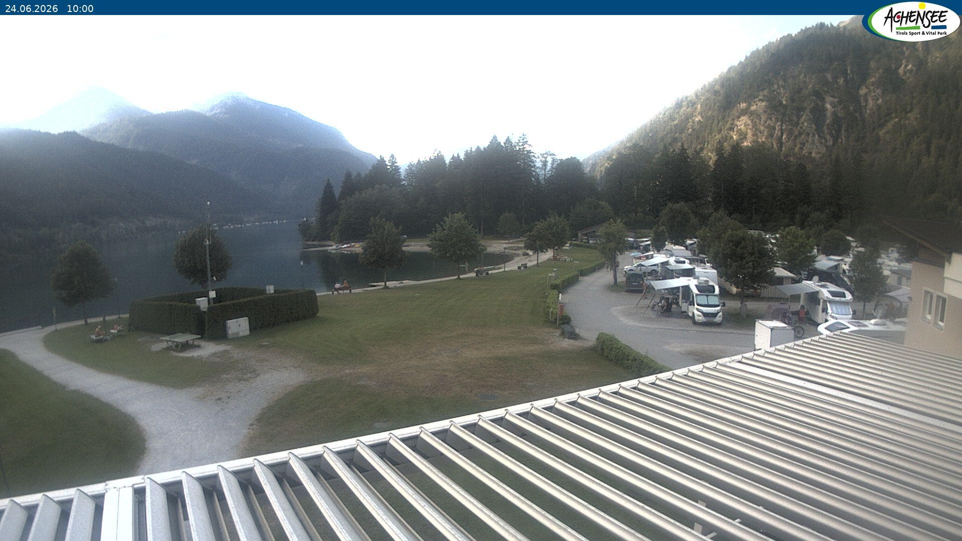Archiv Foto Webcam Campingplatz am Achensee