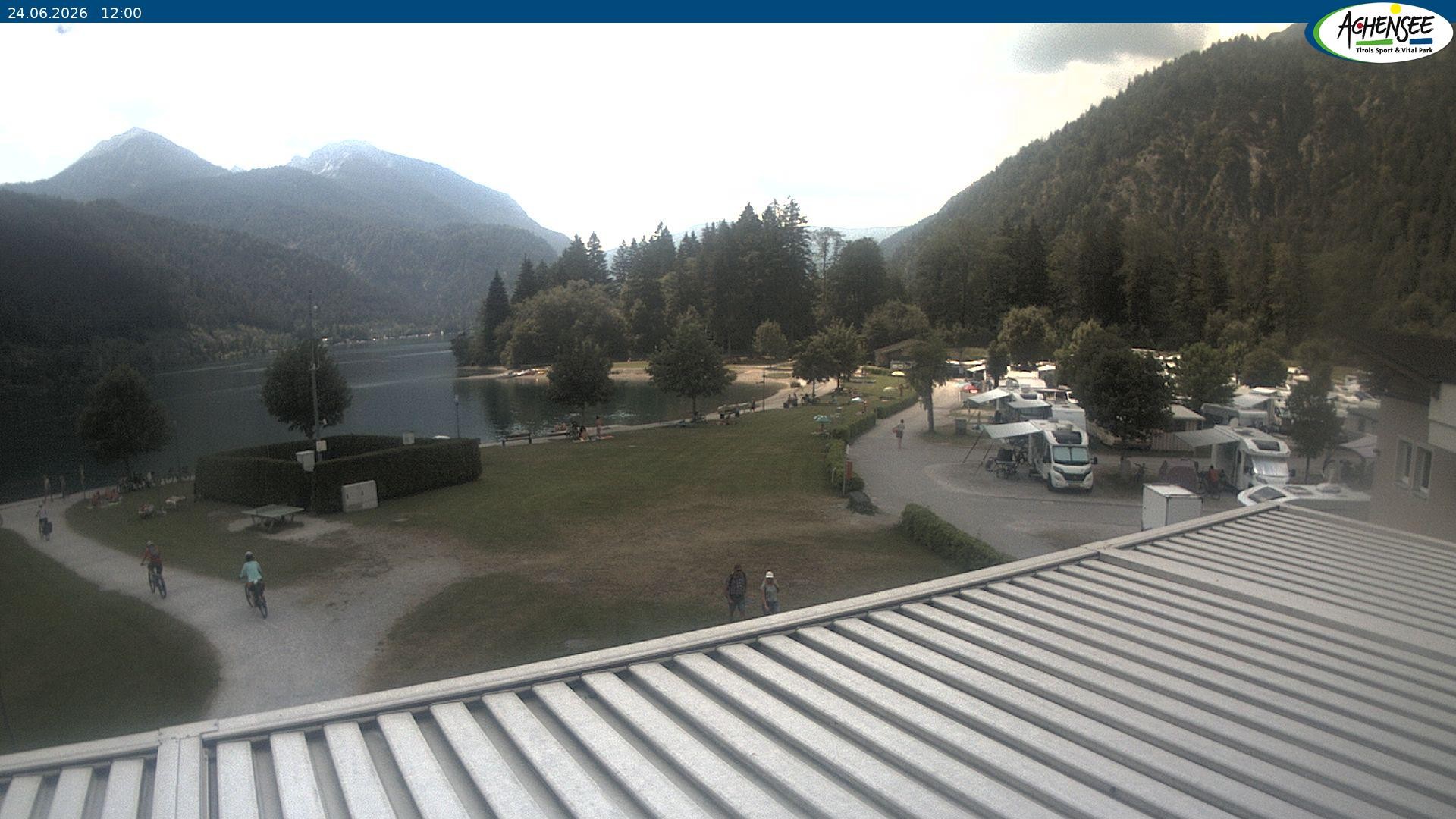 Archiv Foto Webcam Campingplatz am Achensee
