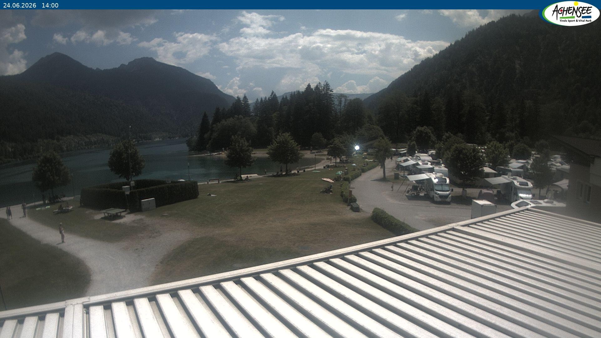 Archiv Foto Webcam Campingplatz am Achensee