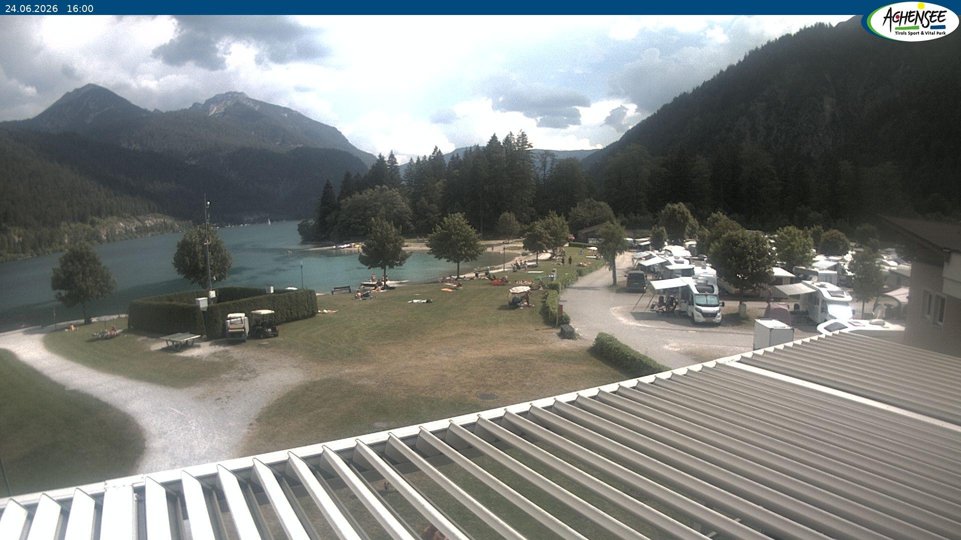 Archiv Foto Webcam Campingplatz am Achensee