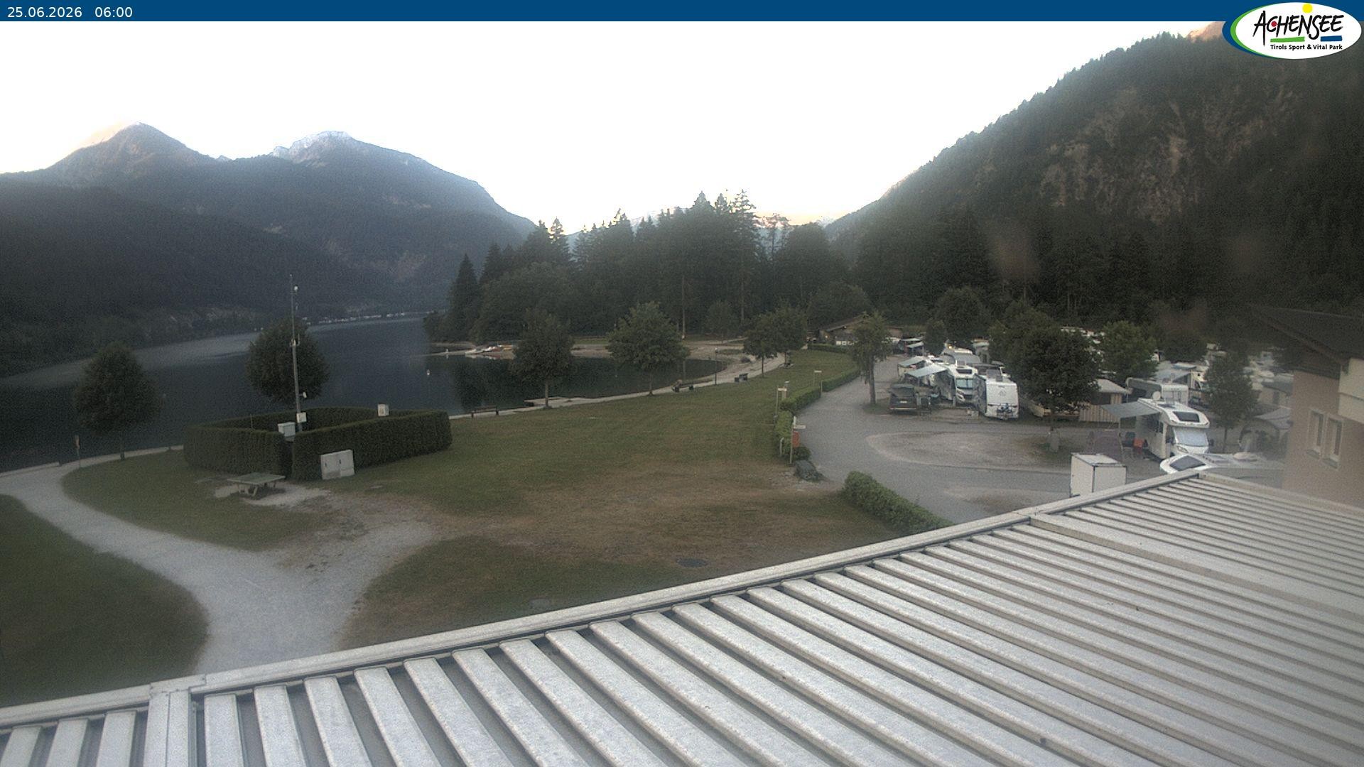 Archiv Foto Webcam Campingplatz am Achensee