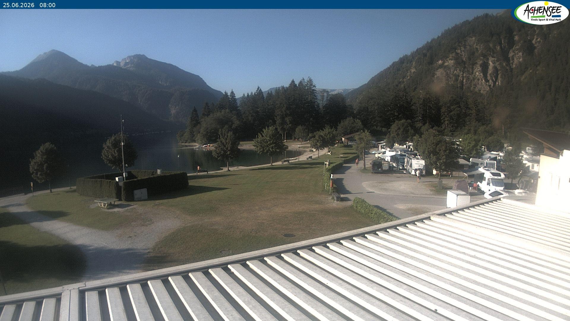 Archiv Foto Webcam Campingplatz am Achensee