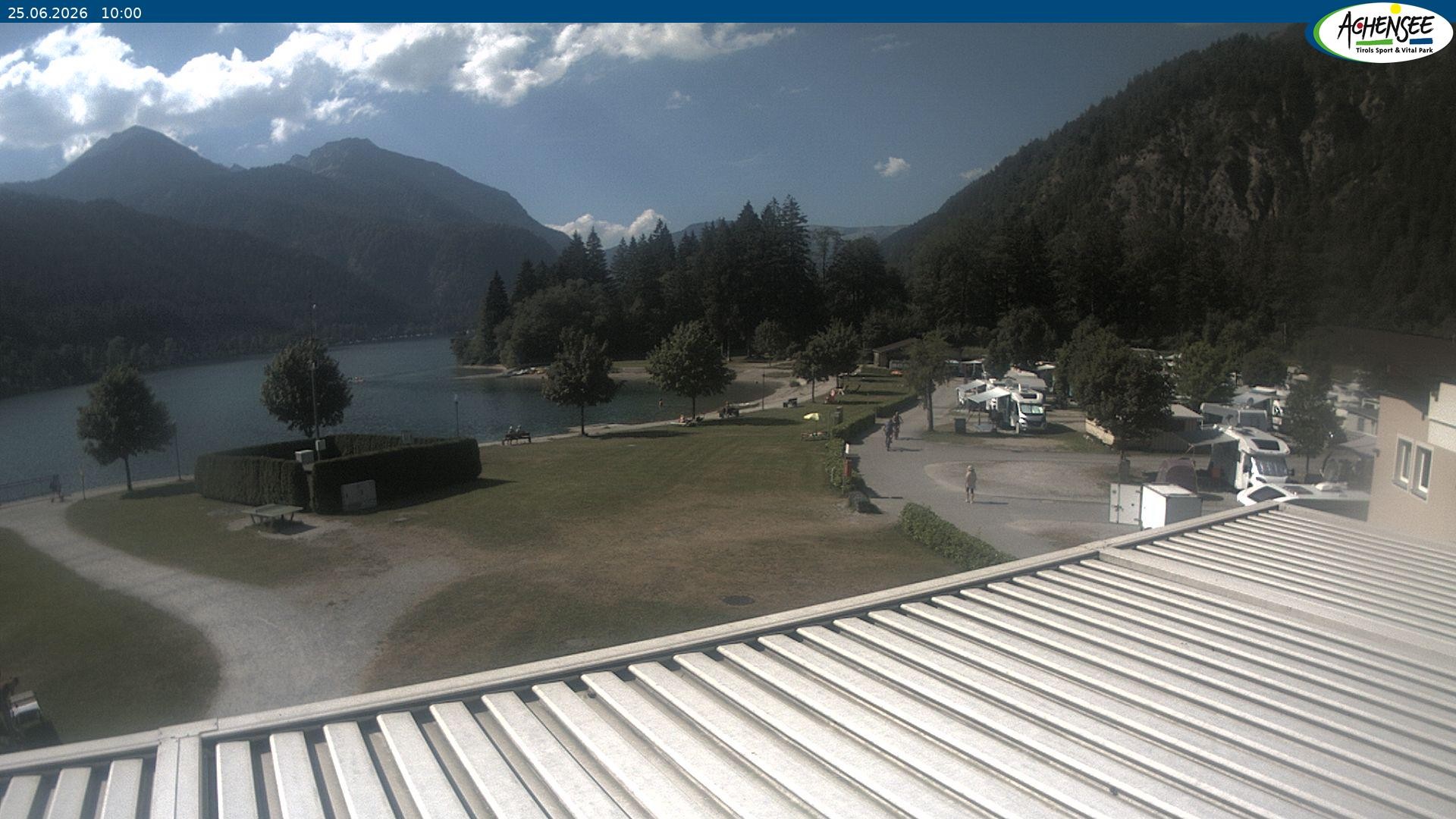 Archiv Foto Webcam Campingplatz am Achensee