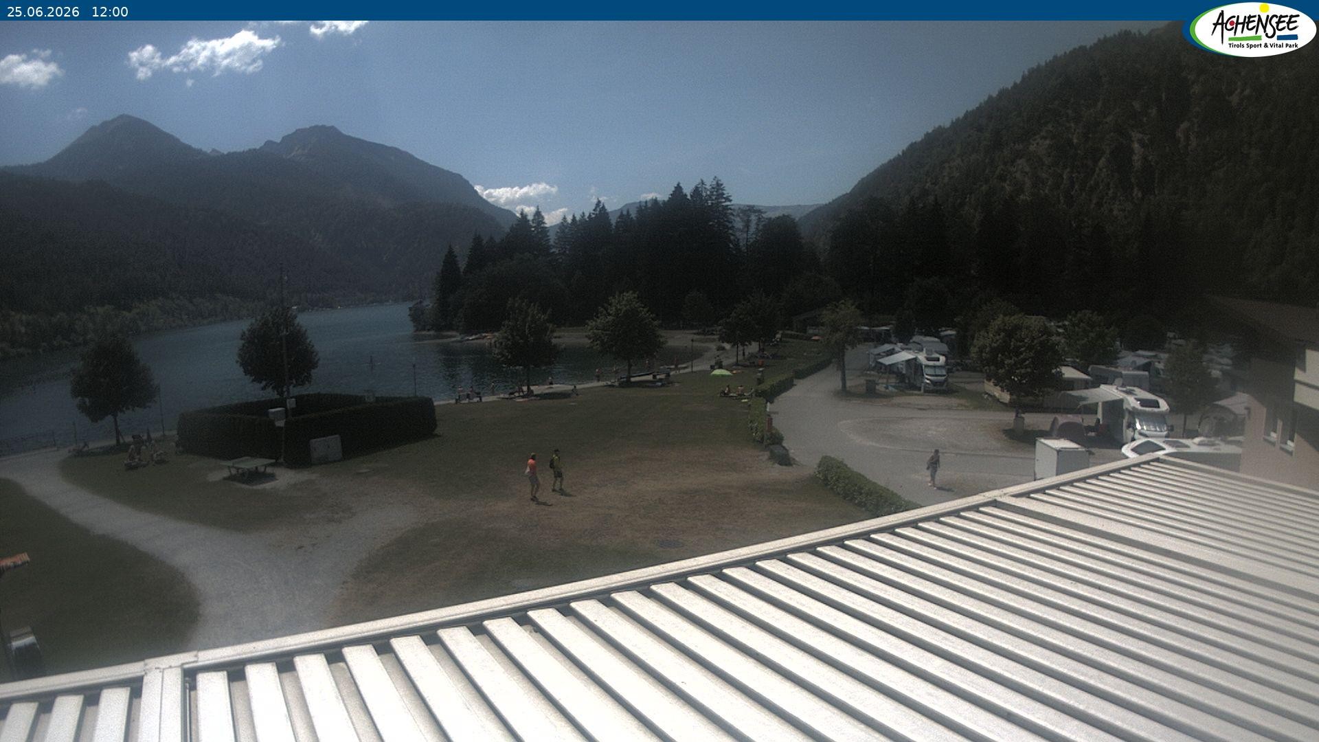 Archiv Foto Webcam Campingplatz am Achensee