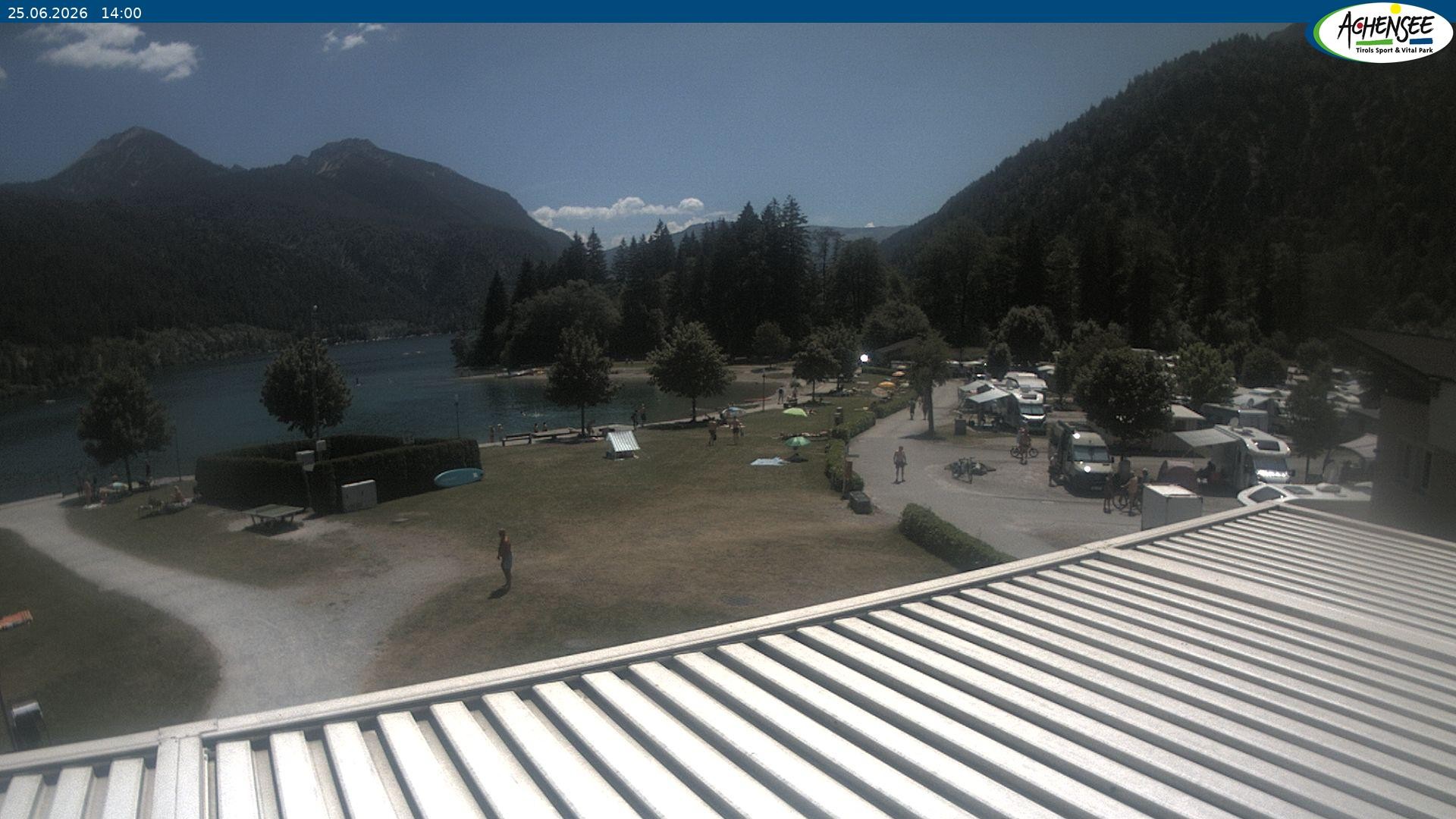 Archiv Foto Webcam Campingplatz am Achensee