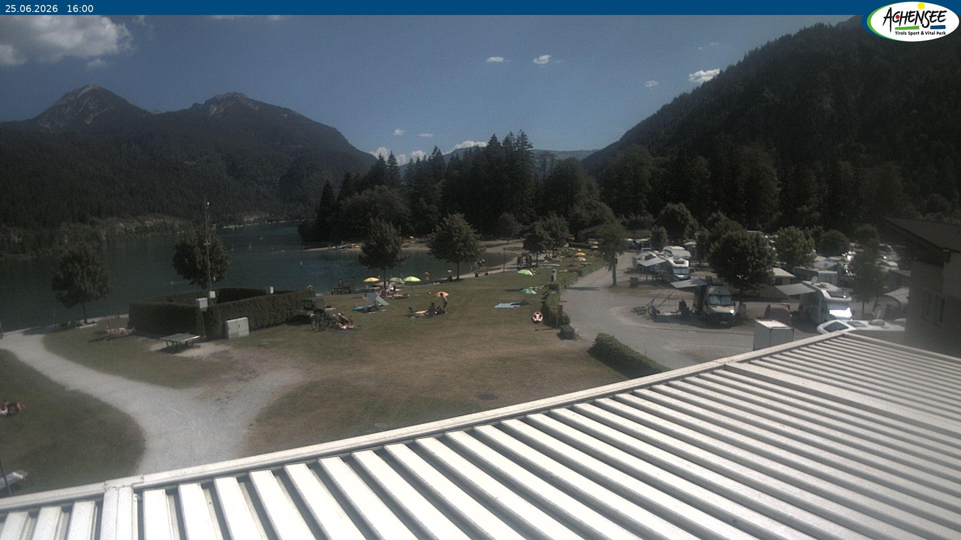 Archiv Foto Webcam Campingplatz am Achensee