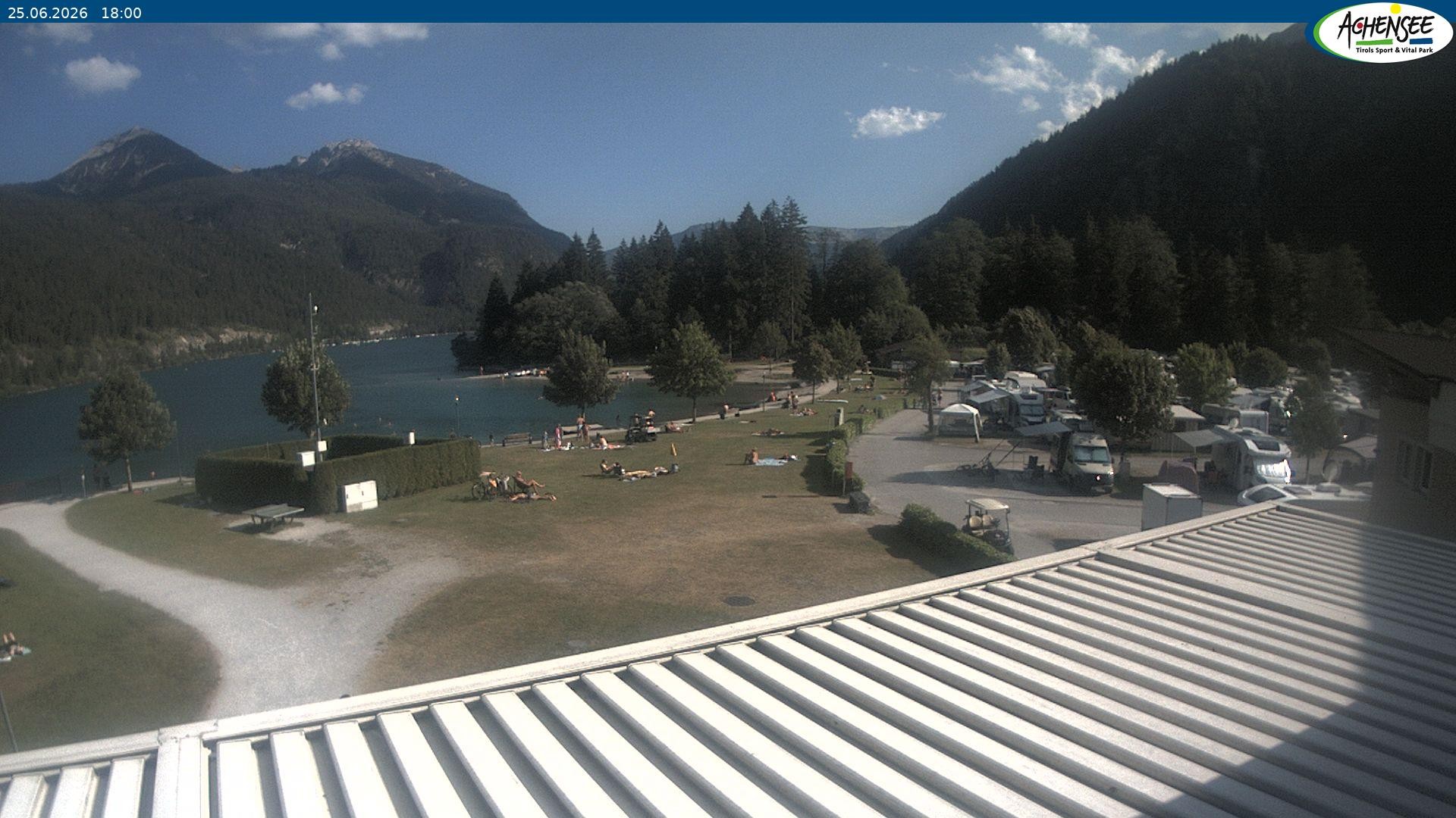 Archiv Foto Webcam Campingplatz am Achensee
