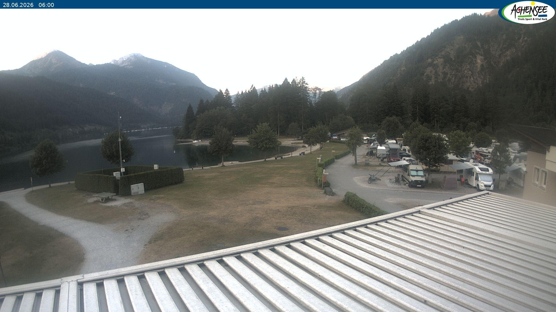 Archiv Foto Webcam Campingplatz am Achensee