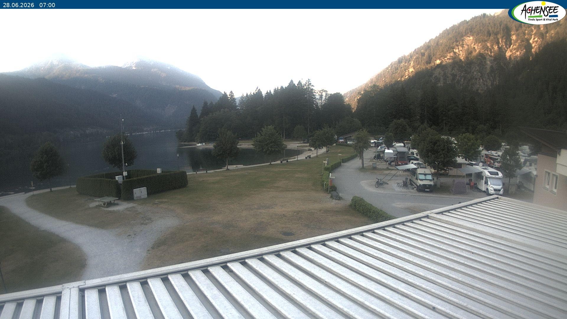 Archiv Foto Webcam Campingplatz am Achensee