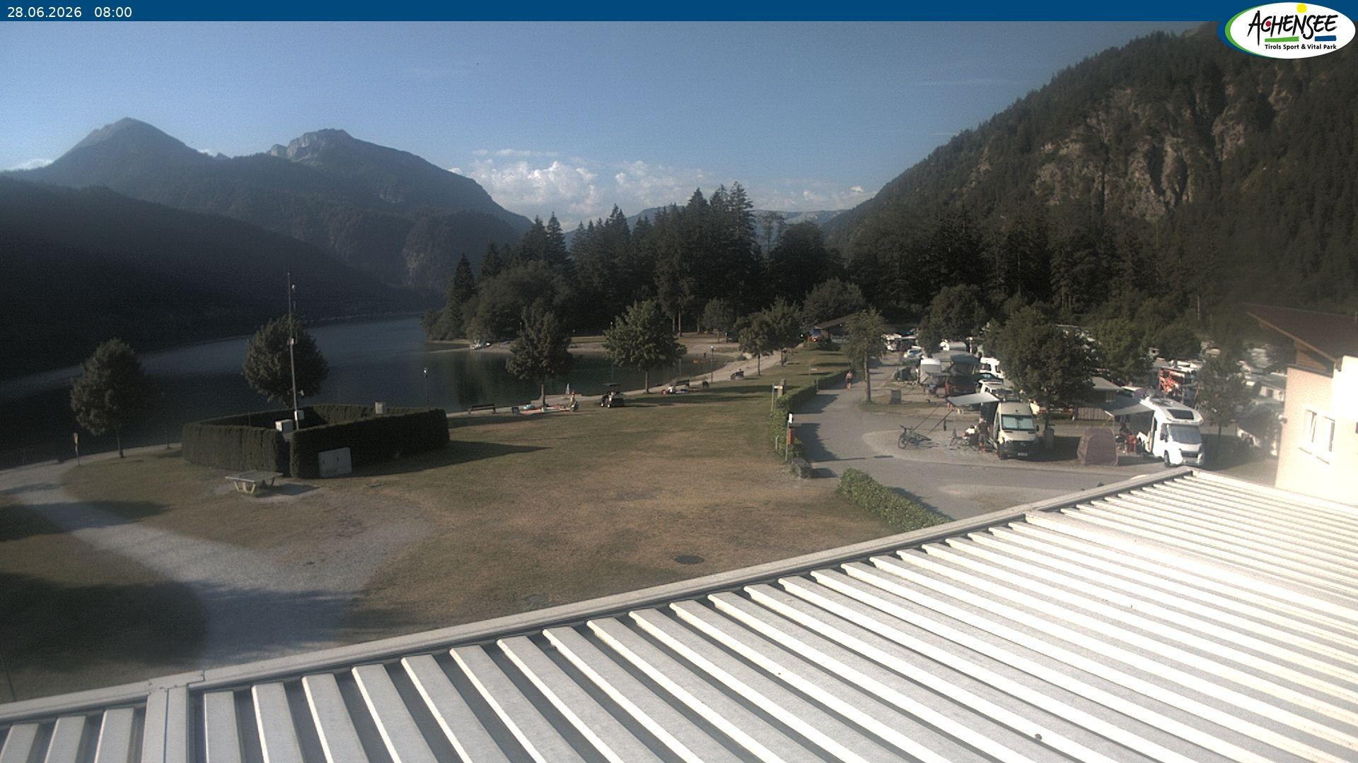 Archiv Foto Webcam Campingplatz am Achensee
