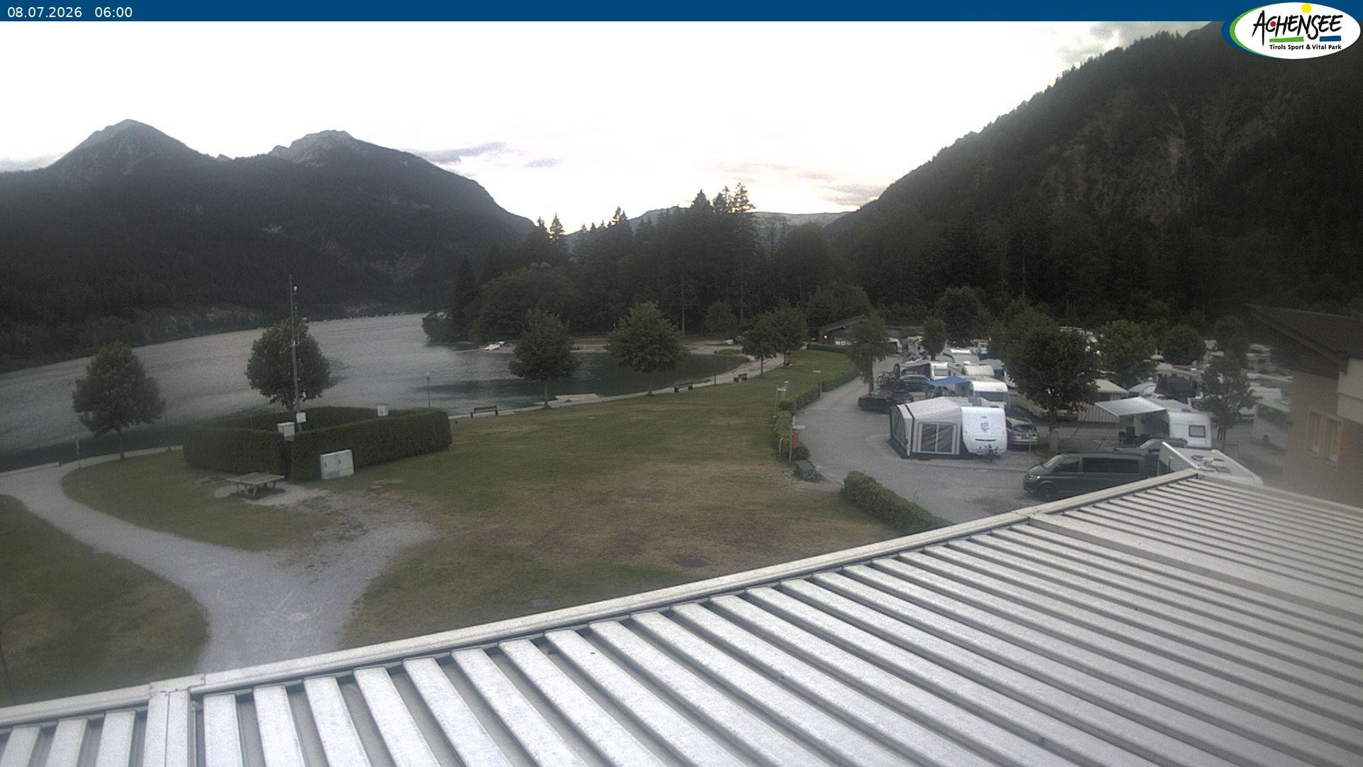 Archiv Foto Webcam Campingplatz am Achensee