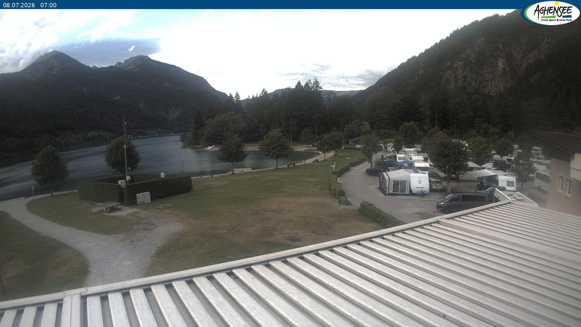 Archiv Foto Webcam Campingplatz am Achensee