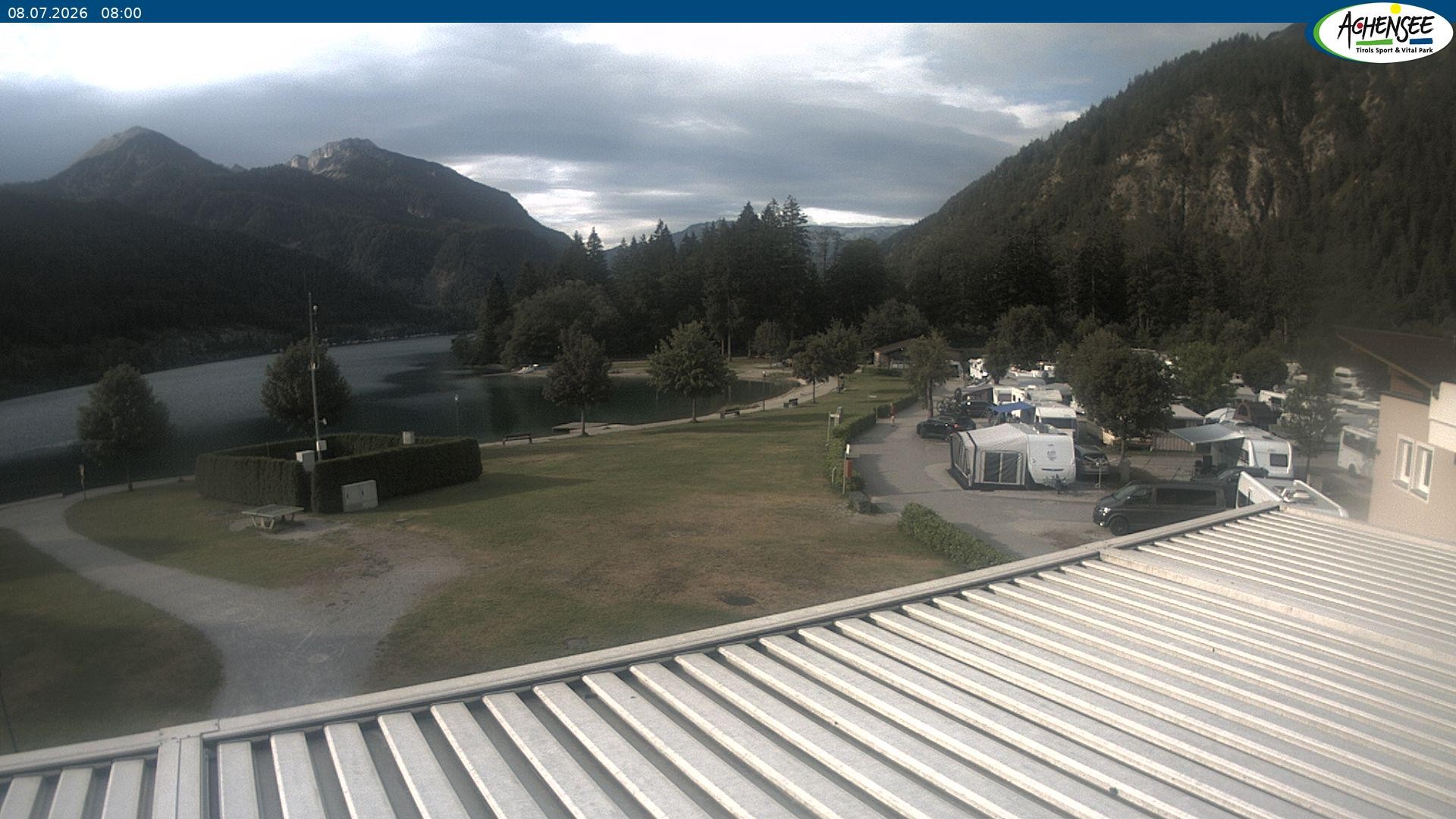 Archiv Foto Webcam Campingplatz am Achensee