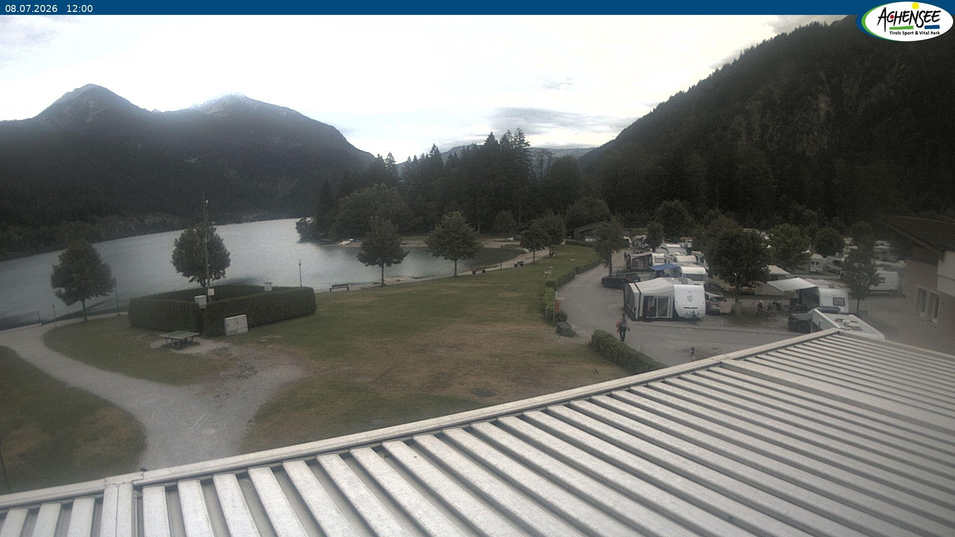 Archiv Foto Webcam Campingplatz am Achensee