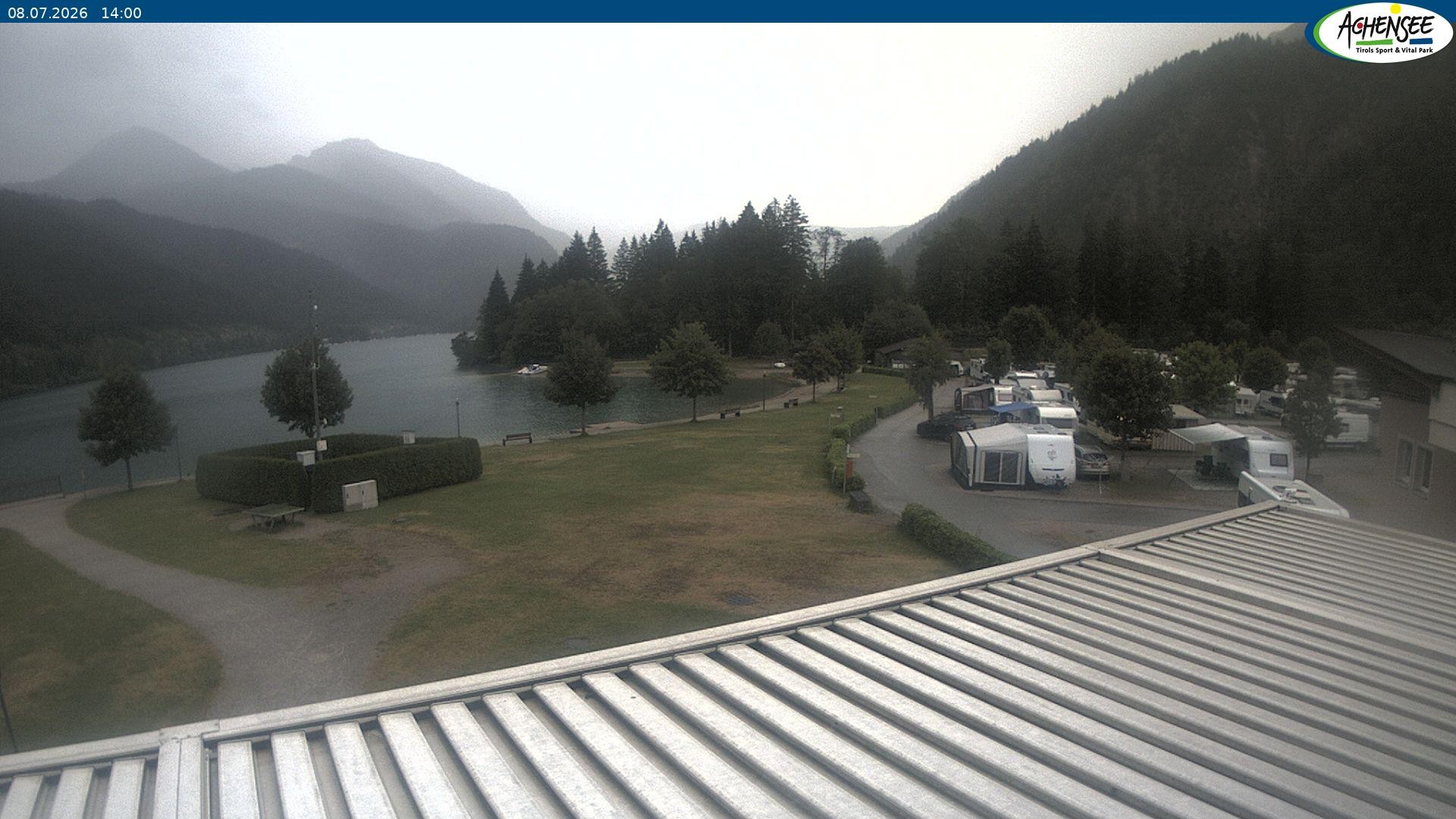 Archiv Foto Webcam Campingplatz am Achensee
