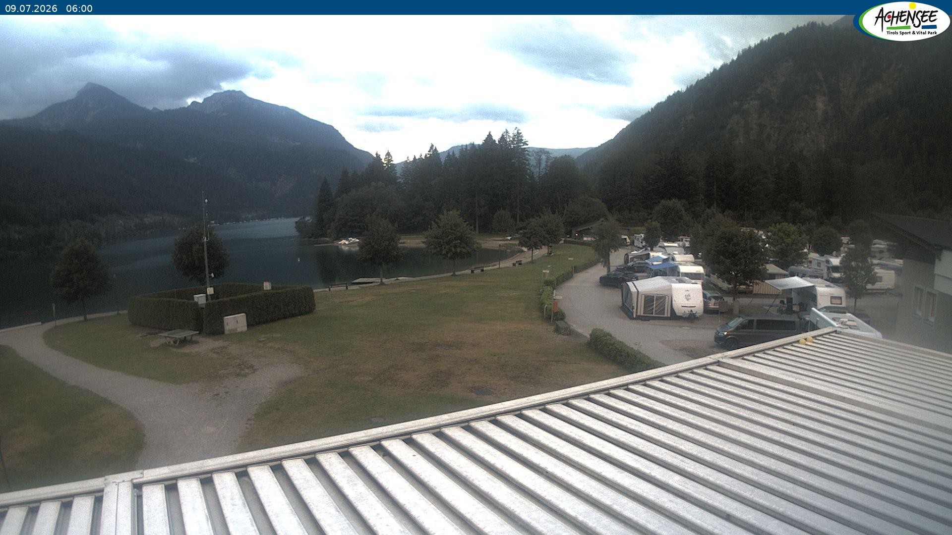 Archiv Foto Webcam Campingplatz am Achensee
