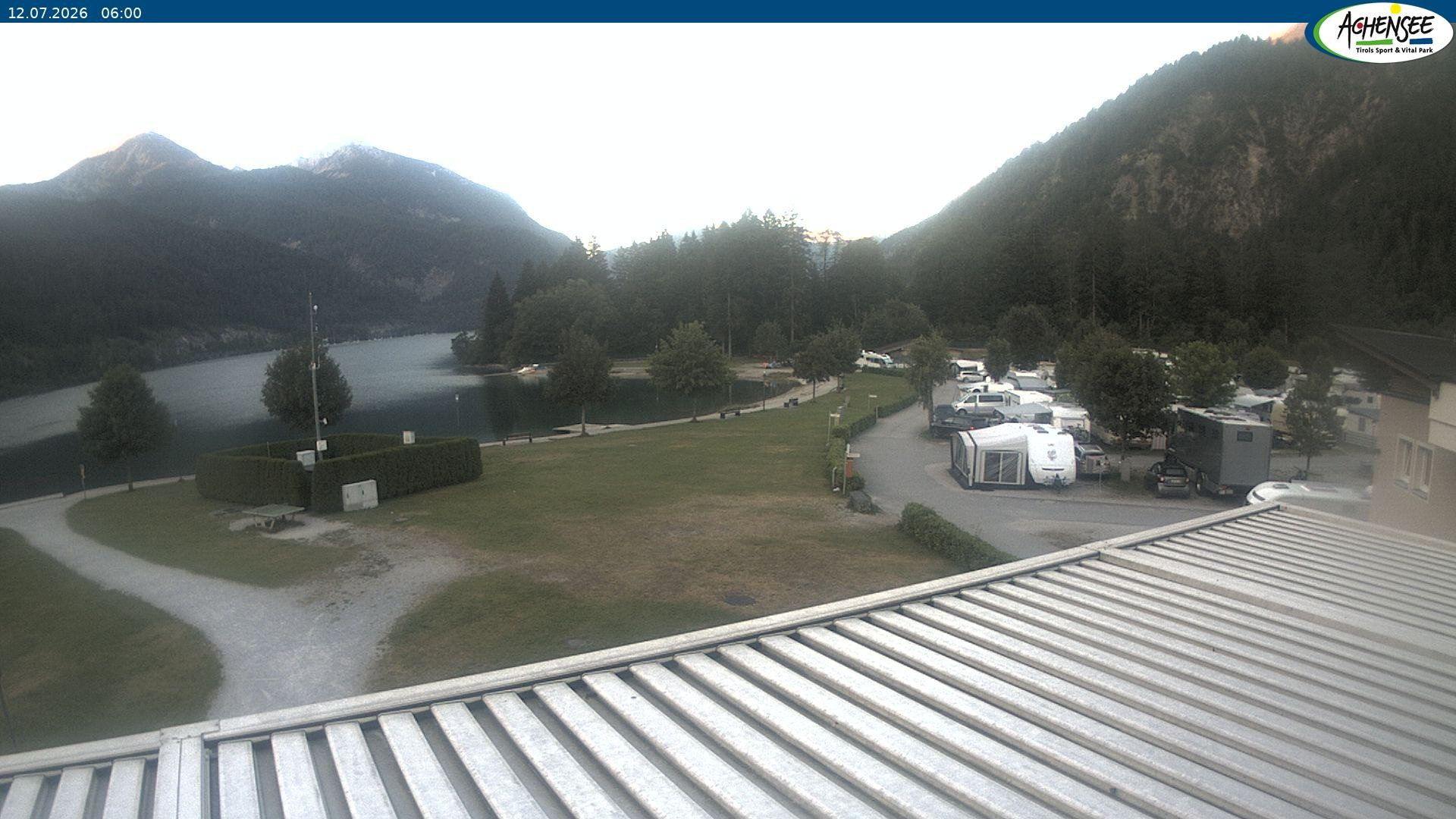 Archived image Webcam Camping ground Achensee