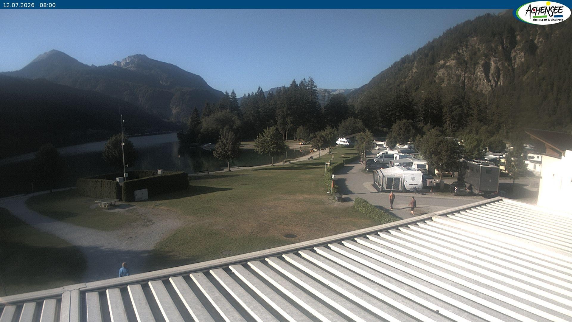 Archived image Webcam Camping ground Achensee
