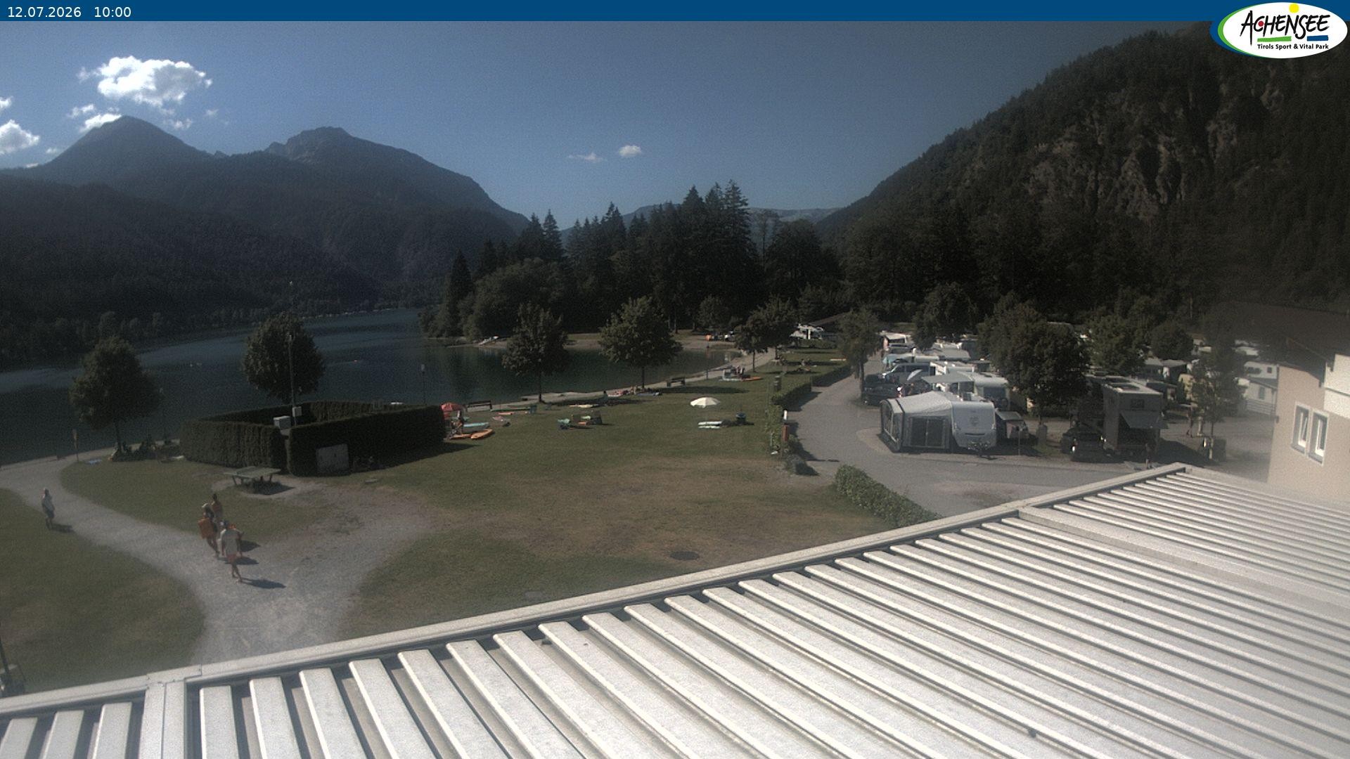Archived image Webcam Camping ground Achensee