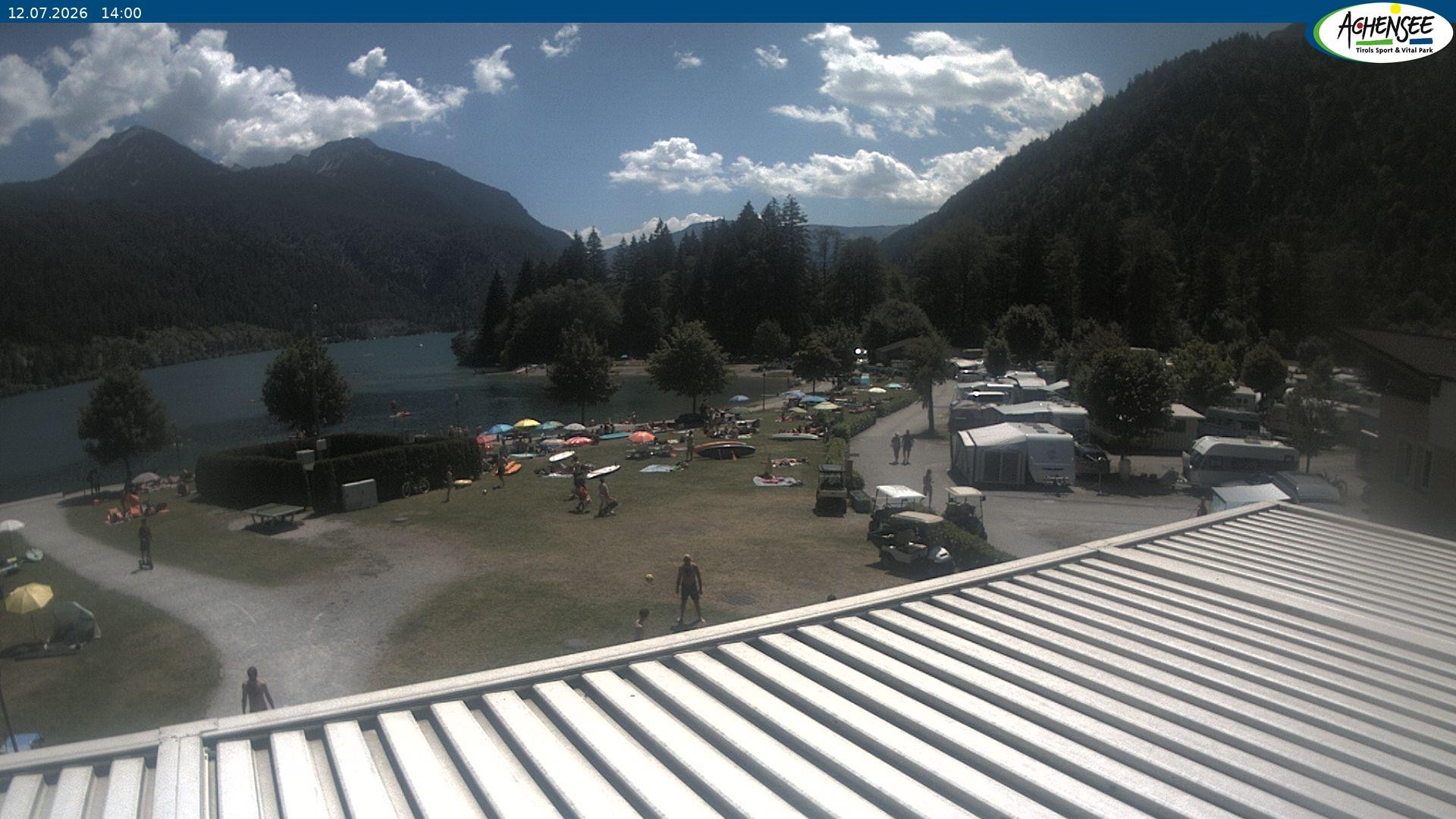 Archived image Webcam Camping ground Achensee