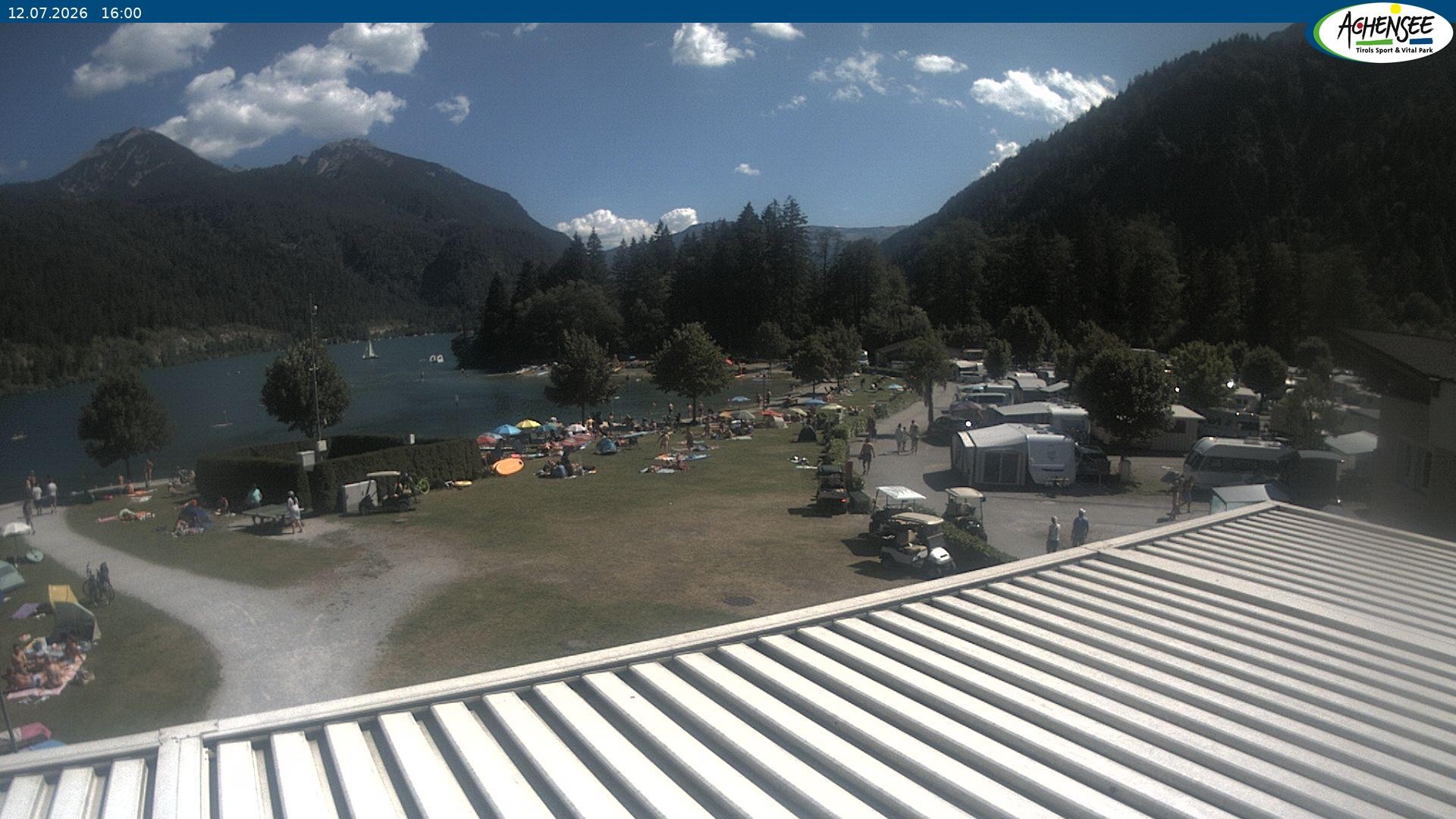 Archived image Webcam Camping ground Achensee