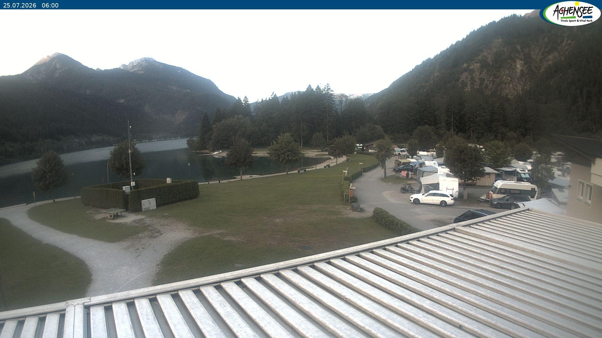 Archiv Foto Webcam Campingplatz am Achensee