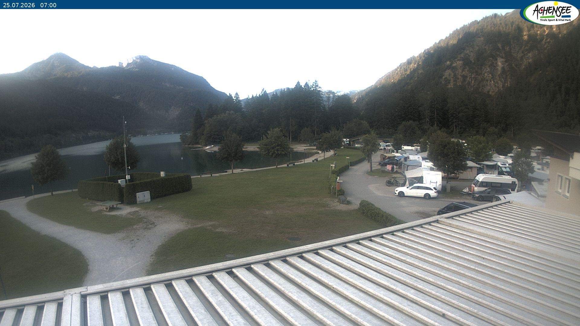 Archiv Foto Webcam Campingplatz am Achensee