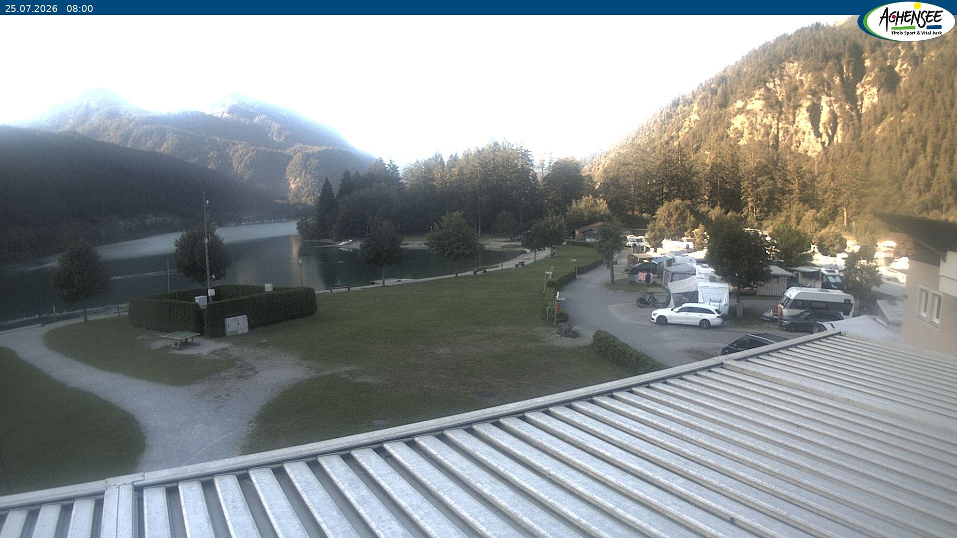 Archiv Foto Webcam Campingplatz am Achensee
