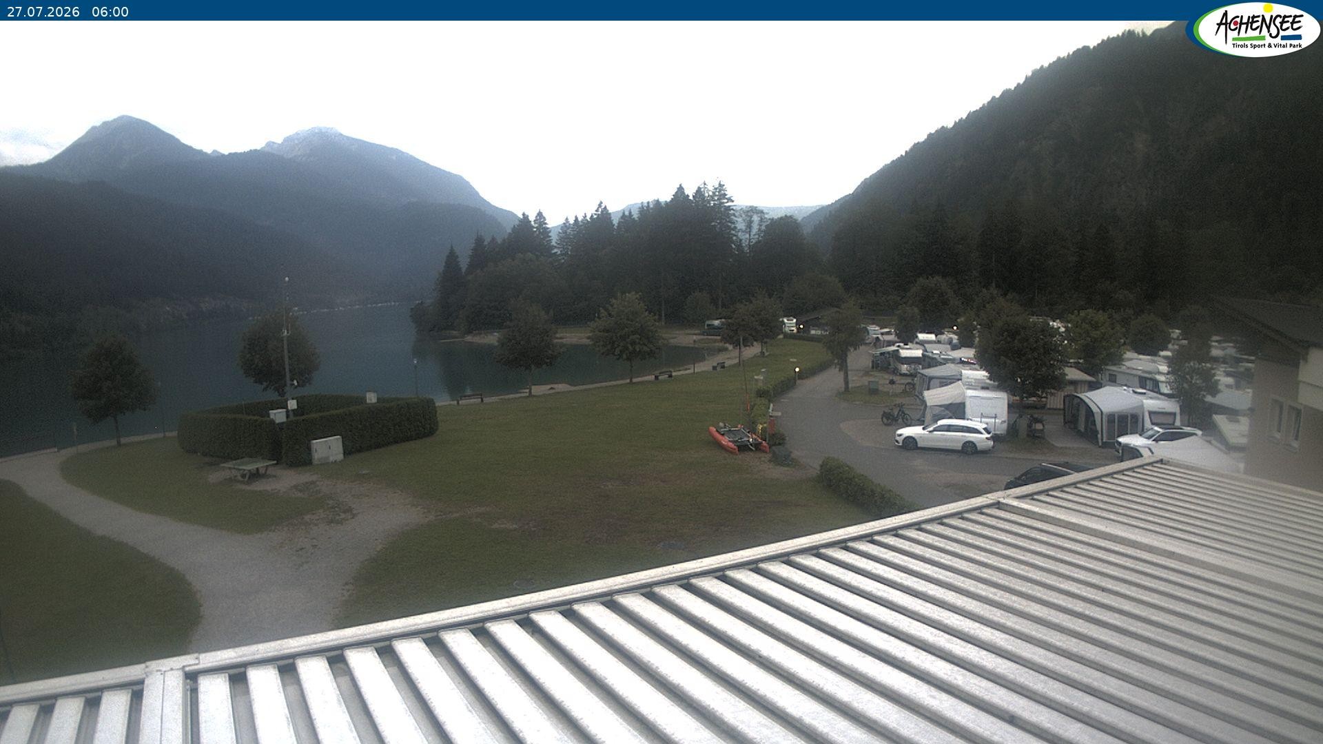 Archiv Foto Webcam Campingplatz am Achensee